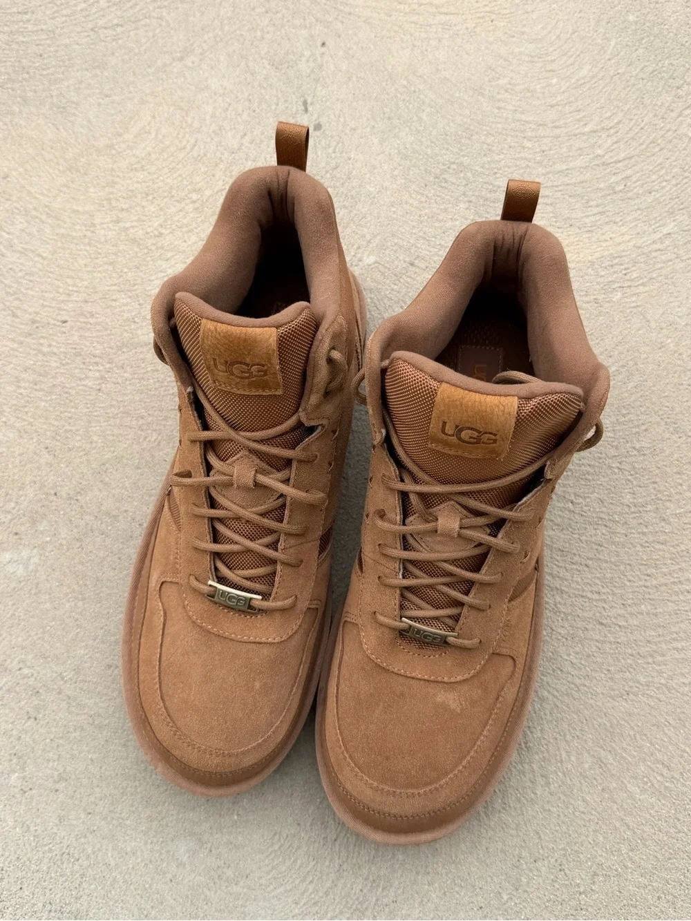 NEW! UGG Men's Highland Hi Heritage Sneaker Boots Size 13 Brown Chestnut 896917
